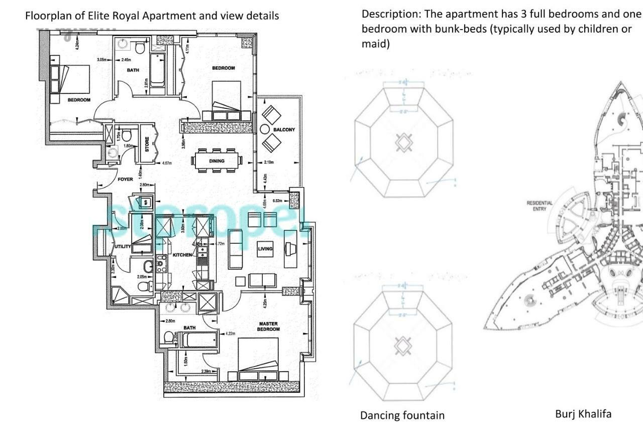 Elite Royal Apartment - Full Burj Khalifa & Fountain View - Crystal Dubai Dış mekan fotoğraf